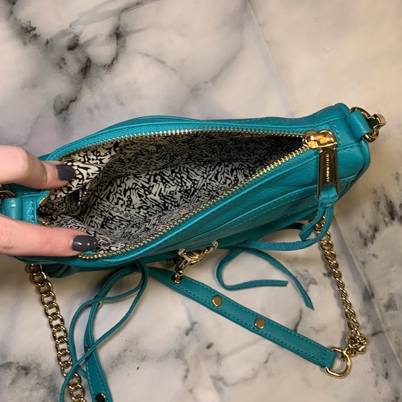 🎒 NWT Mini Mac Sea Green Rebecca Minkoff - Picture 3 of 15